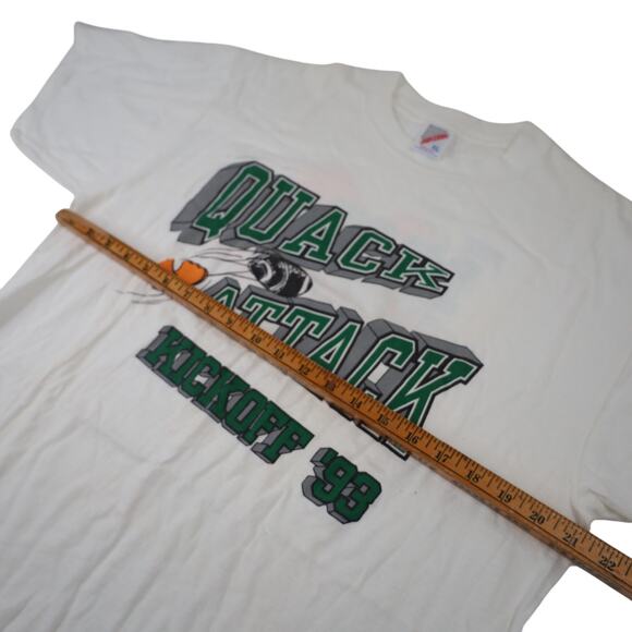 Vintage 1993 University of Oregon Ducks Quack Attack Kickoff Front/back T Shirt - Picture 6 of 10
